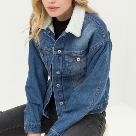 Jackets & Blazers - NEW! Sherpa Collard Jacket! ALL NEW